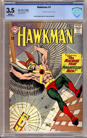 Hawkman Vol 1 4 CBCS 3.5 (VG-)   (1964)