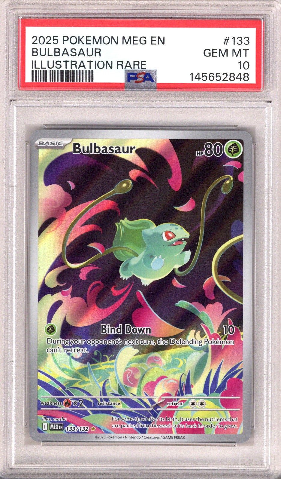 Pokemon Mega Evolution Bulbasaur PSA 10 (2025)