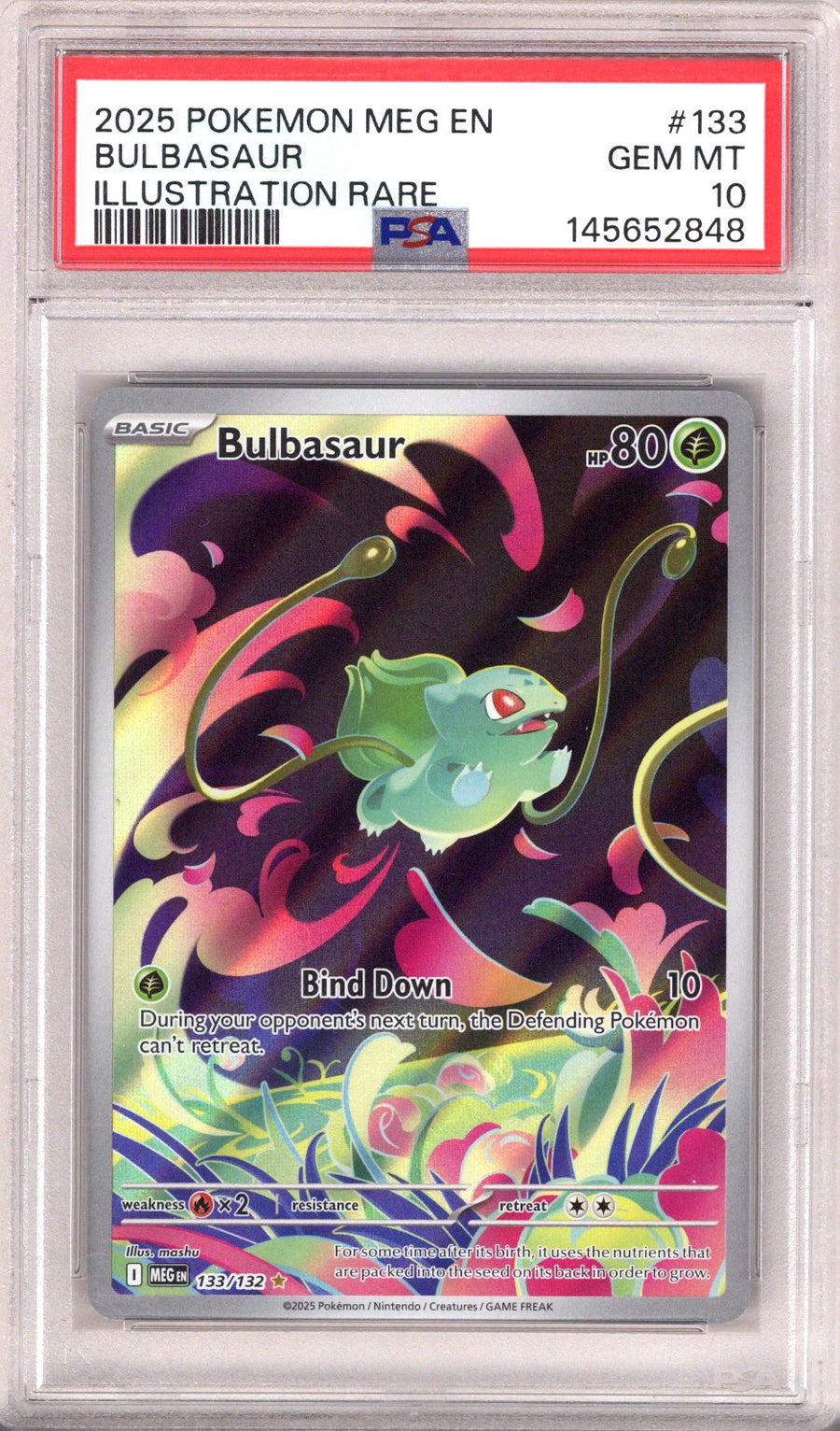 Pokemon Mega Evolution Bulbasaur PSA 10 (2025)