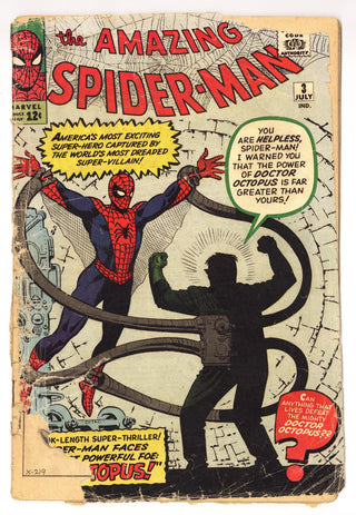 The Amazing Spider-Man Vol 1 3  PR (0.5)   (1963)