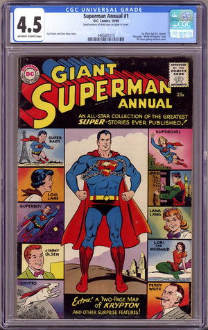 Superman Annual Vol 1 1 CGC 4.5 (VG+)   (1960)