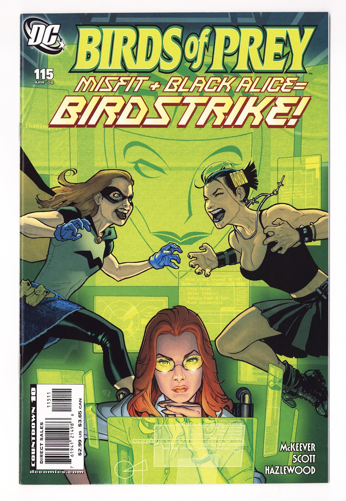 Birds of Prey Vol 1 115 Mid Grade (2008) 