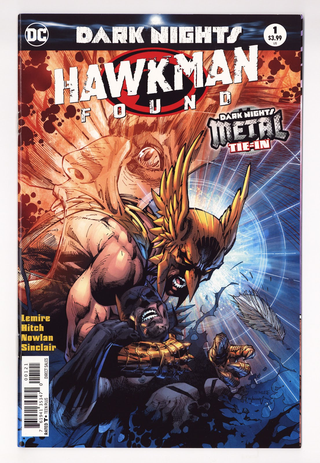Hawkman: Found   1  High Grade   (2018) Lee   Variant
