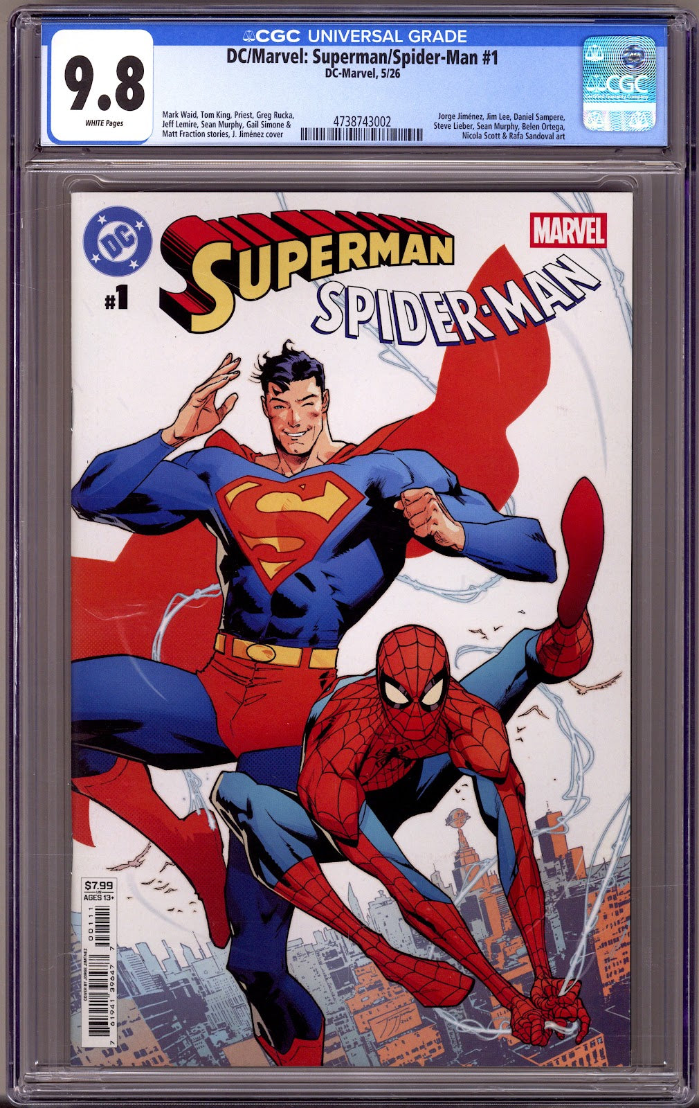DC / Marvel: Superman / Spider-Man 1 CGC 9.8 (NM/M) (2026) 