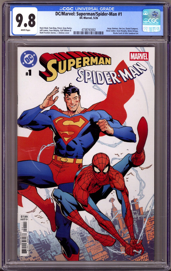 DC / Marvel: Superman / Spider-Man 1 CGC 9.8 (NM/M) (2026)
