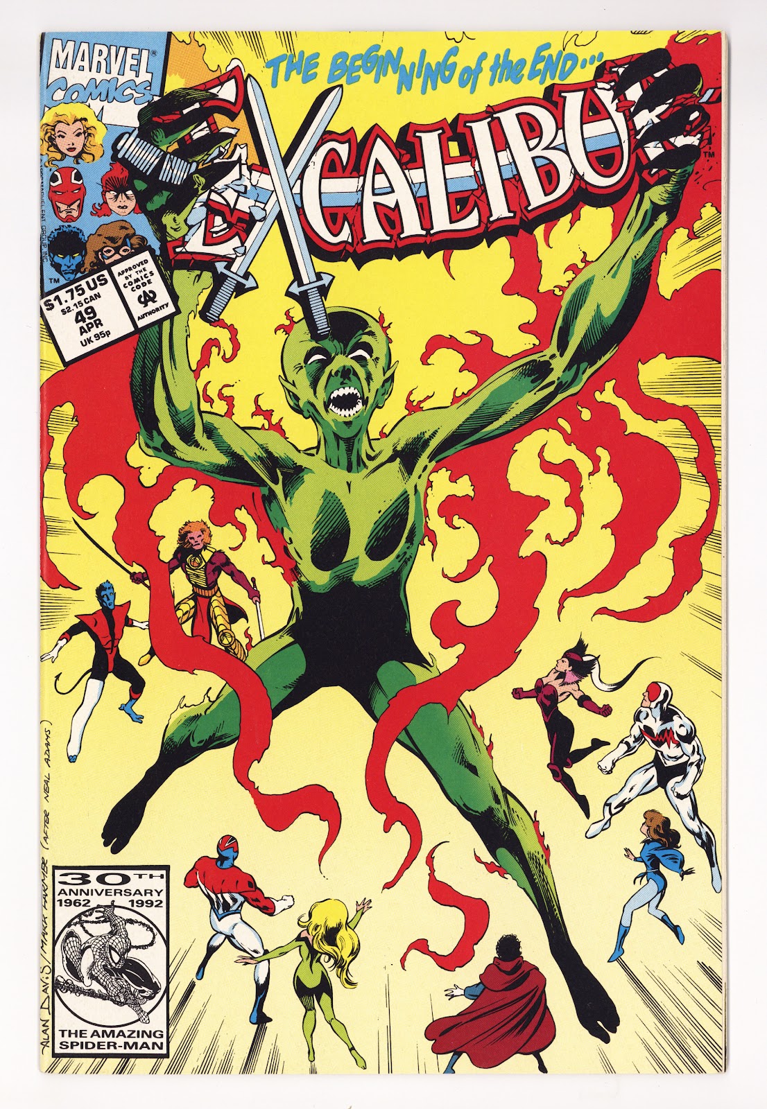 Excalibur Vol 1 49 High Grade (1992) Direct 