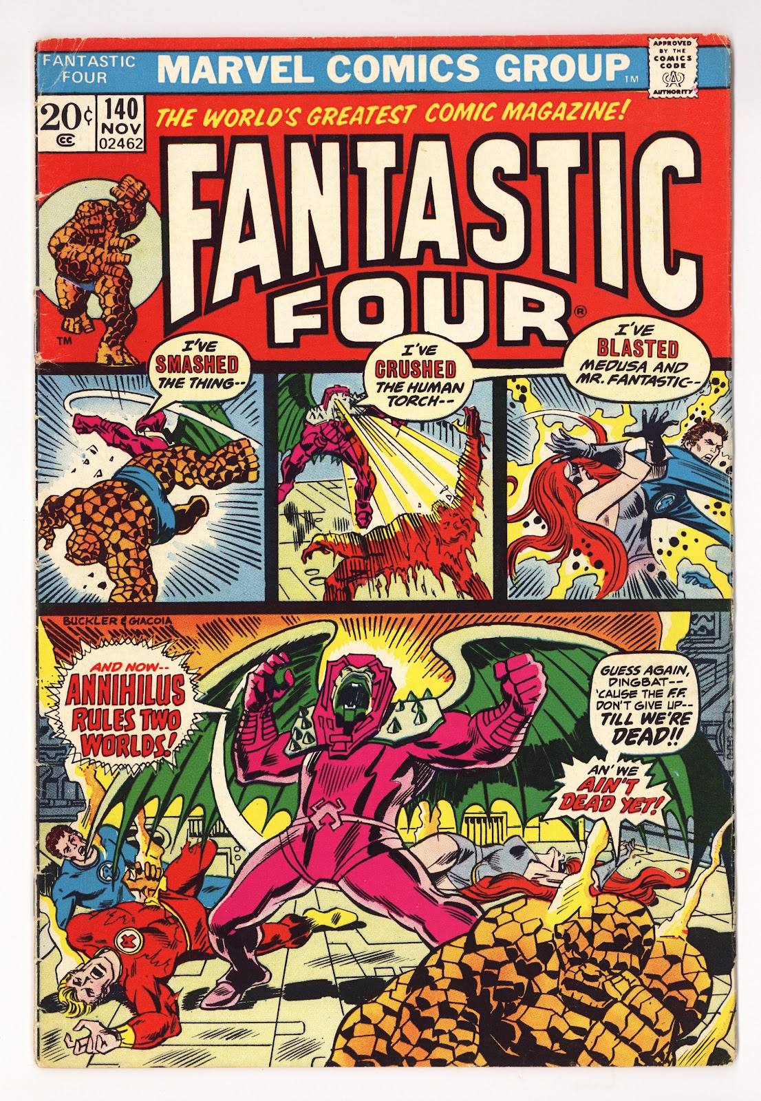 Fantastic Four Vol 1 140  VG (4.0)   (1973)     