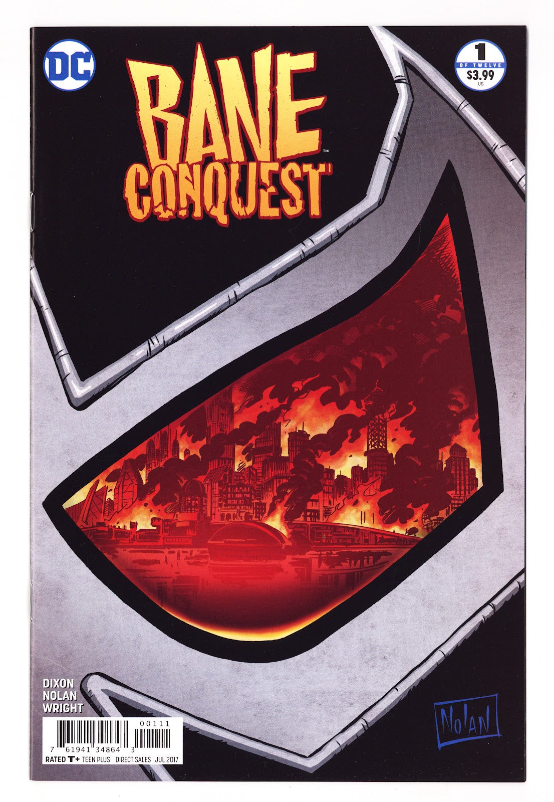 Bane: Conquest   1  High Grade   (2017)   Graham Nolan Cover  