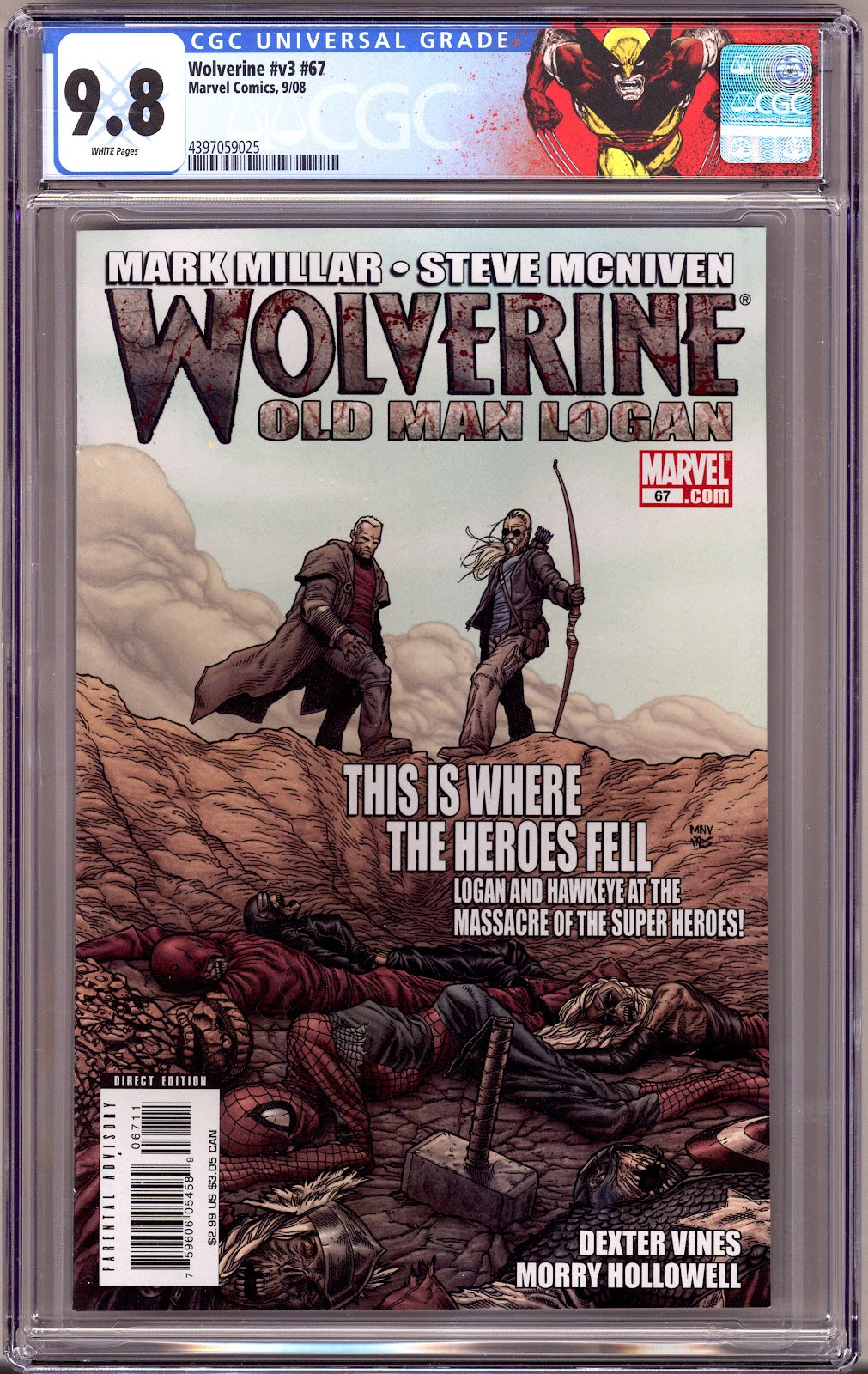 Wolverine Vol 3 67 CGC 9.8 (NM/M) (2008) 