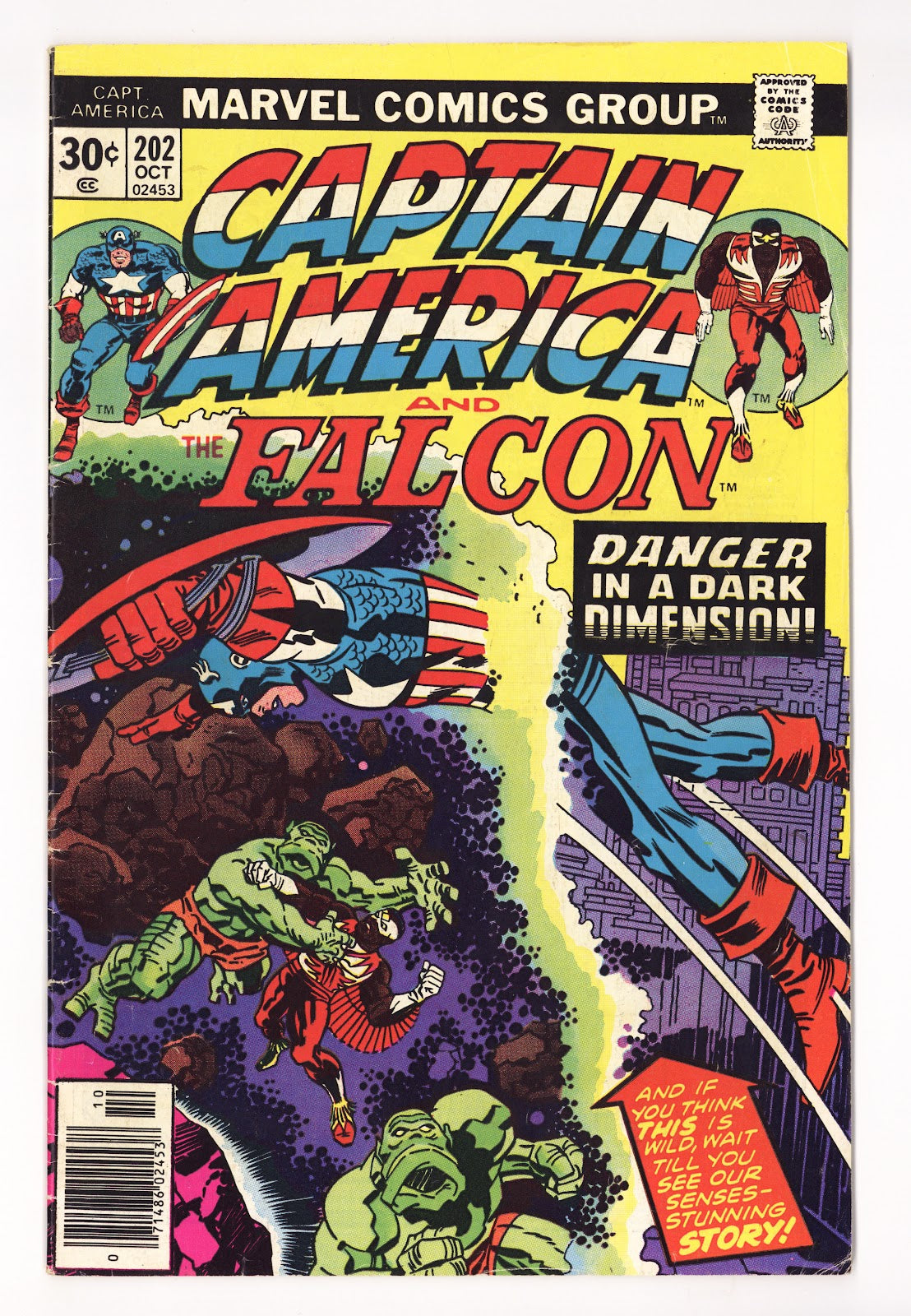 Captain America Vol 1 202 Very Low Grade (1976) 