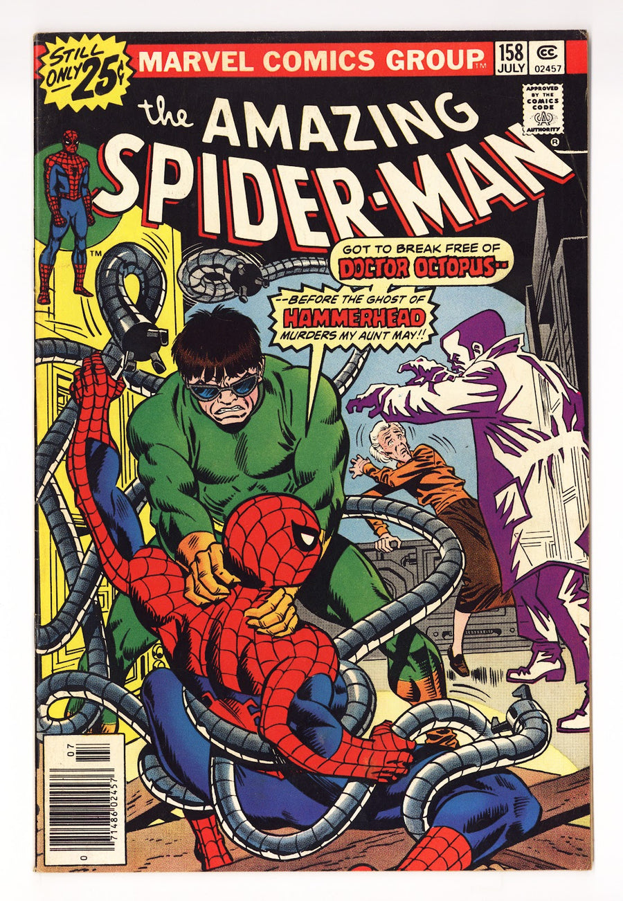 The Amazing Spider-Man Vol 1 158  FN+ (6.5)   (1976)   25¢