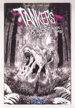 Tankers vs Ancient Aliens #5 NM (9.4) (2026) Larosa B&W Incentive Variant