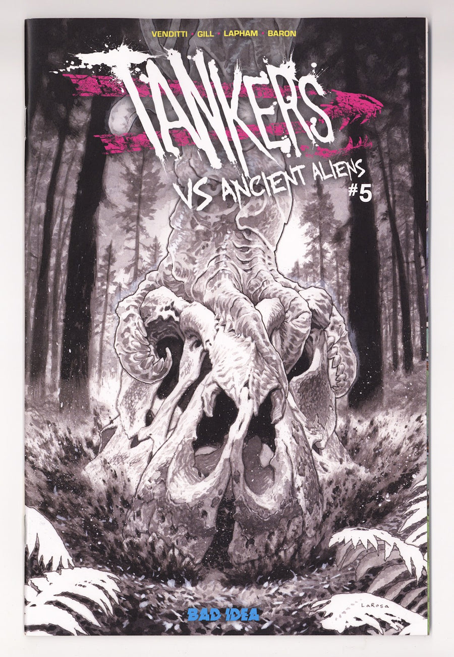 Tankers vs Ancient Aliens #5 NM (9.4) (2026) Larosa B&W Incentive Variant