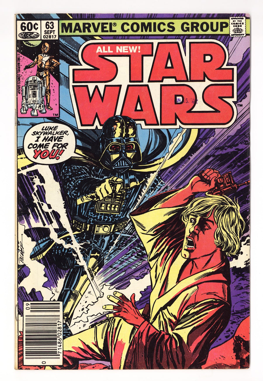 Star Wars Vol 1 63  Low Grade   (1982)   Newsstand