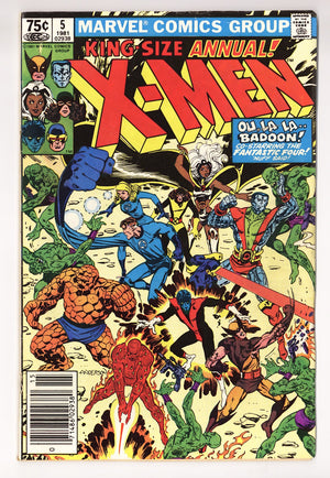 X-Men Annual Vol 1 5 Mid Grade (1981) Newsstand