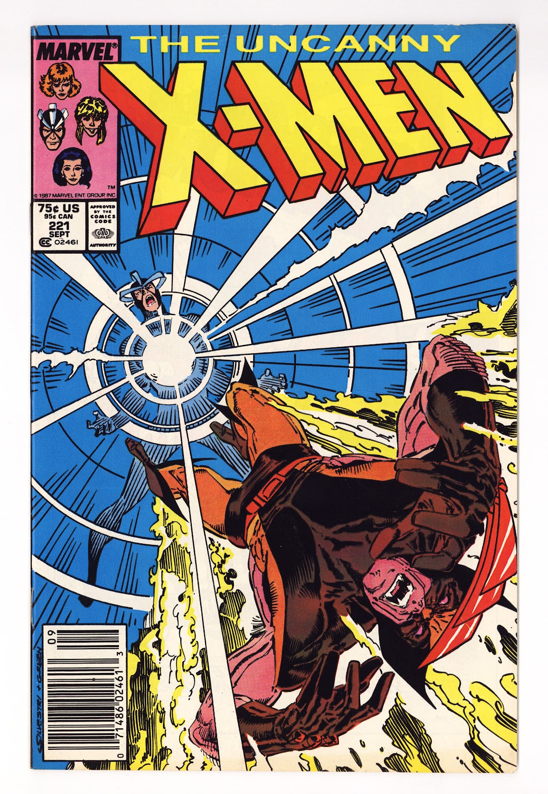 The Uncanny X-Men Vol 1 221  FN+ (6.5)   (1987)   Newsstand  