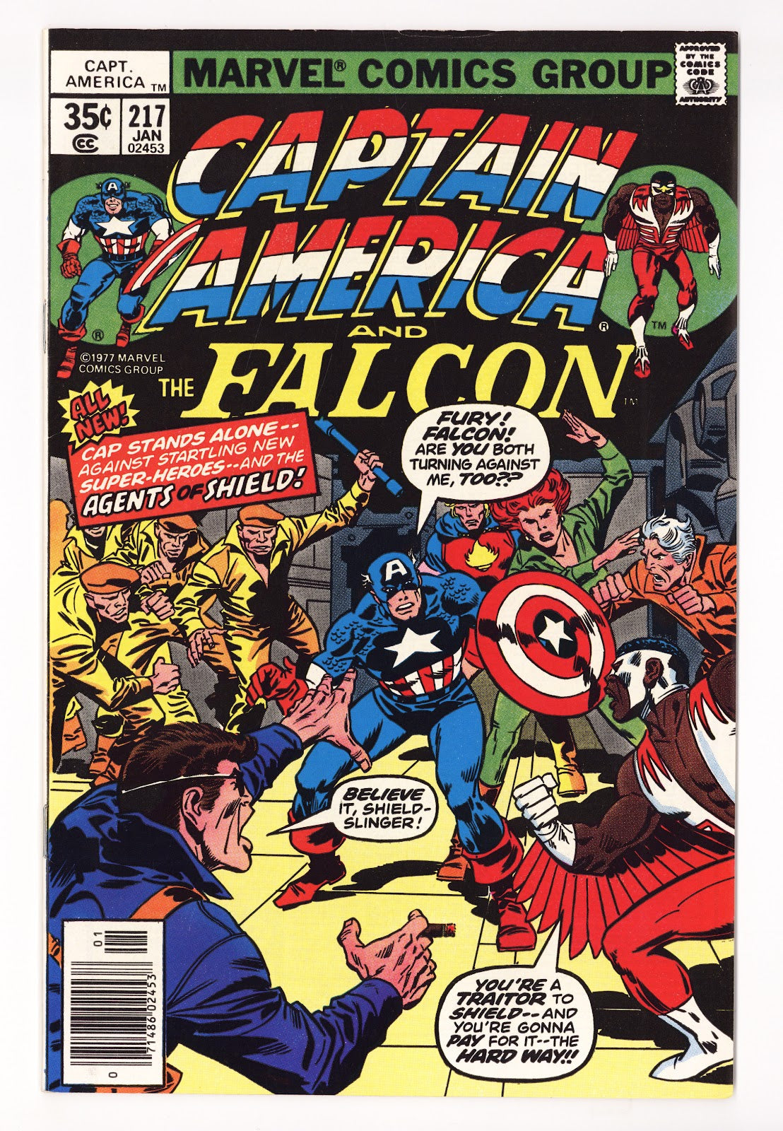 Captain America Vol 1 217 Mid Grade (1978) 