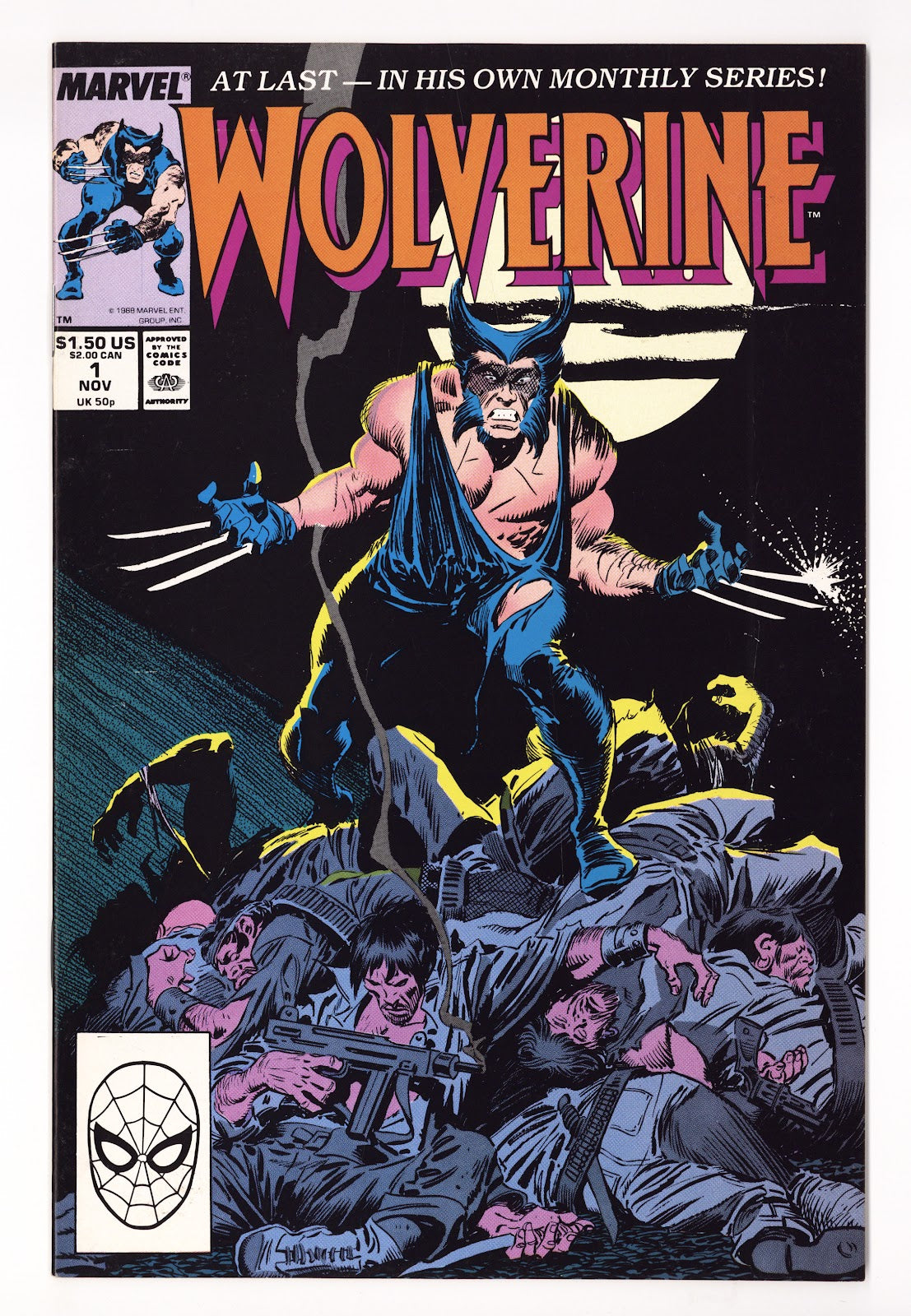 Wolverine Vol 2 1 VF (8.0) (1988) 