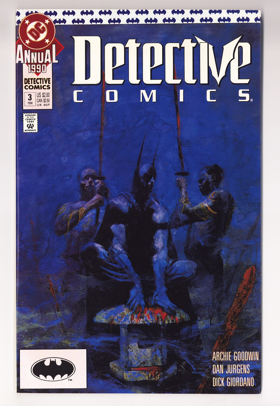 Detective Comics Annual Vol 1 3  Mid Grade   (1990)     