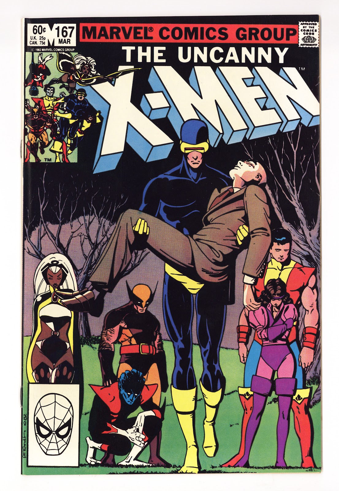 The Uncanny X-Men Vol 1 167  Mid Grade   (1983)