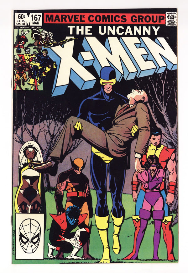 The Uncanny X-Men Vol 1 167  Mid Grade   (1983)