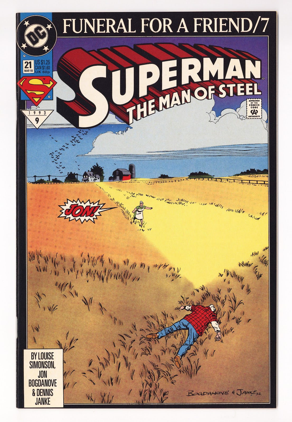 Superman: The Man of Steel 21 High Grade (1993) 