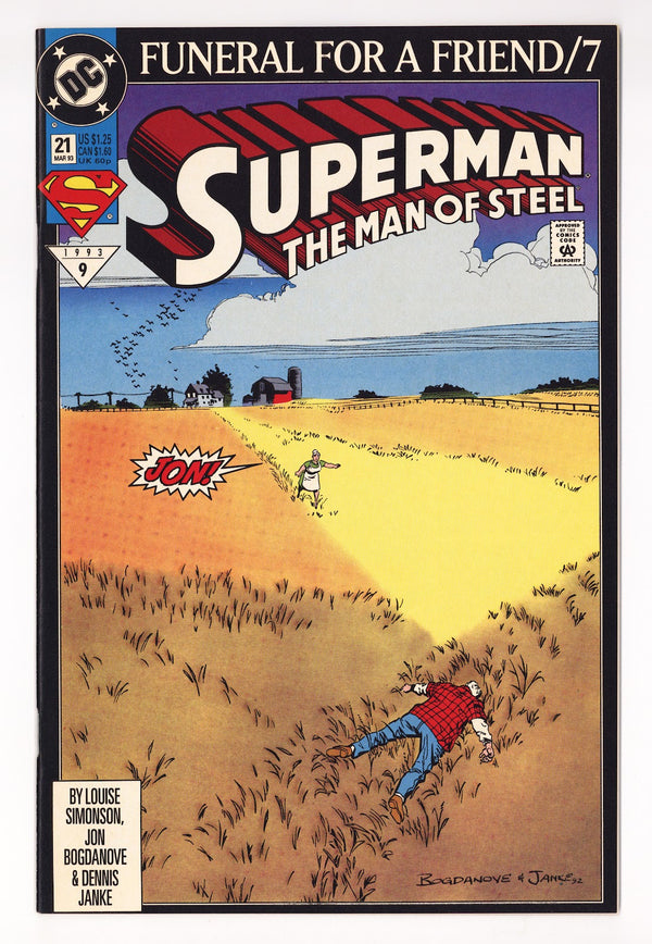 Superman: The Man of Steel 21 High Grade (1993)