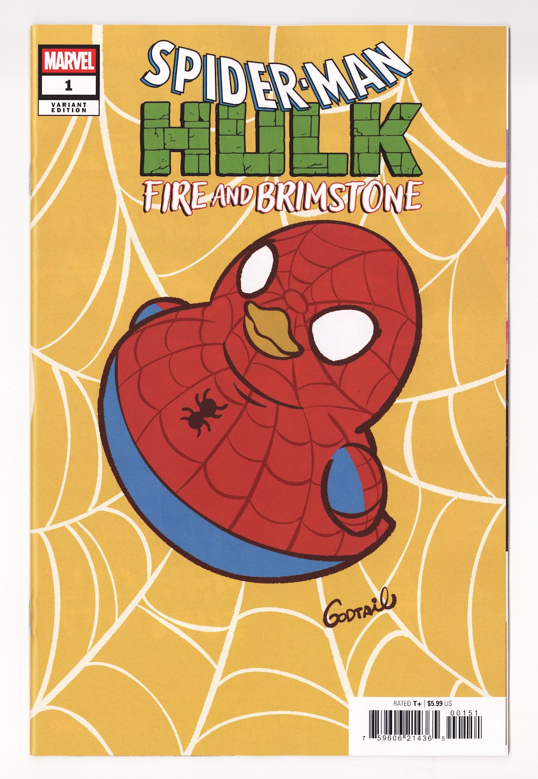Spider-Man / Hulk: Fire and Brimstone 1 Duck Variant (2026)