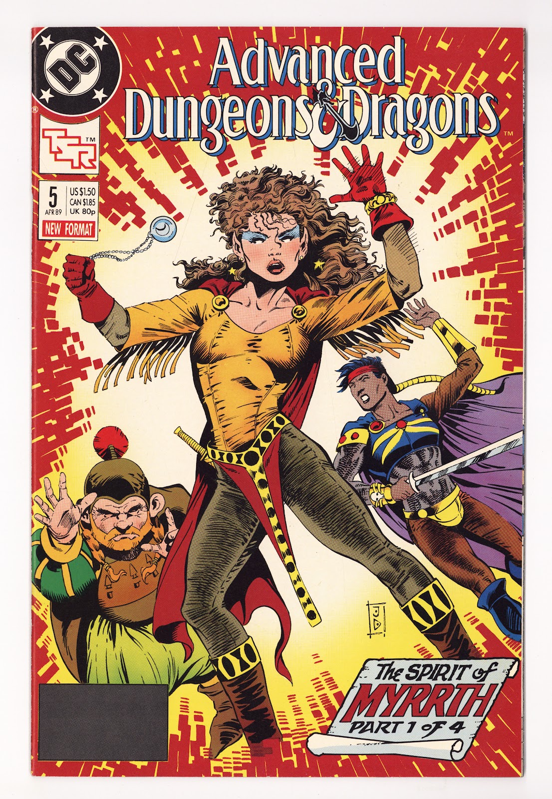Advanced Dungeons & Dragons Comic Book 13 High Grade (1989) Direct 
