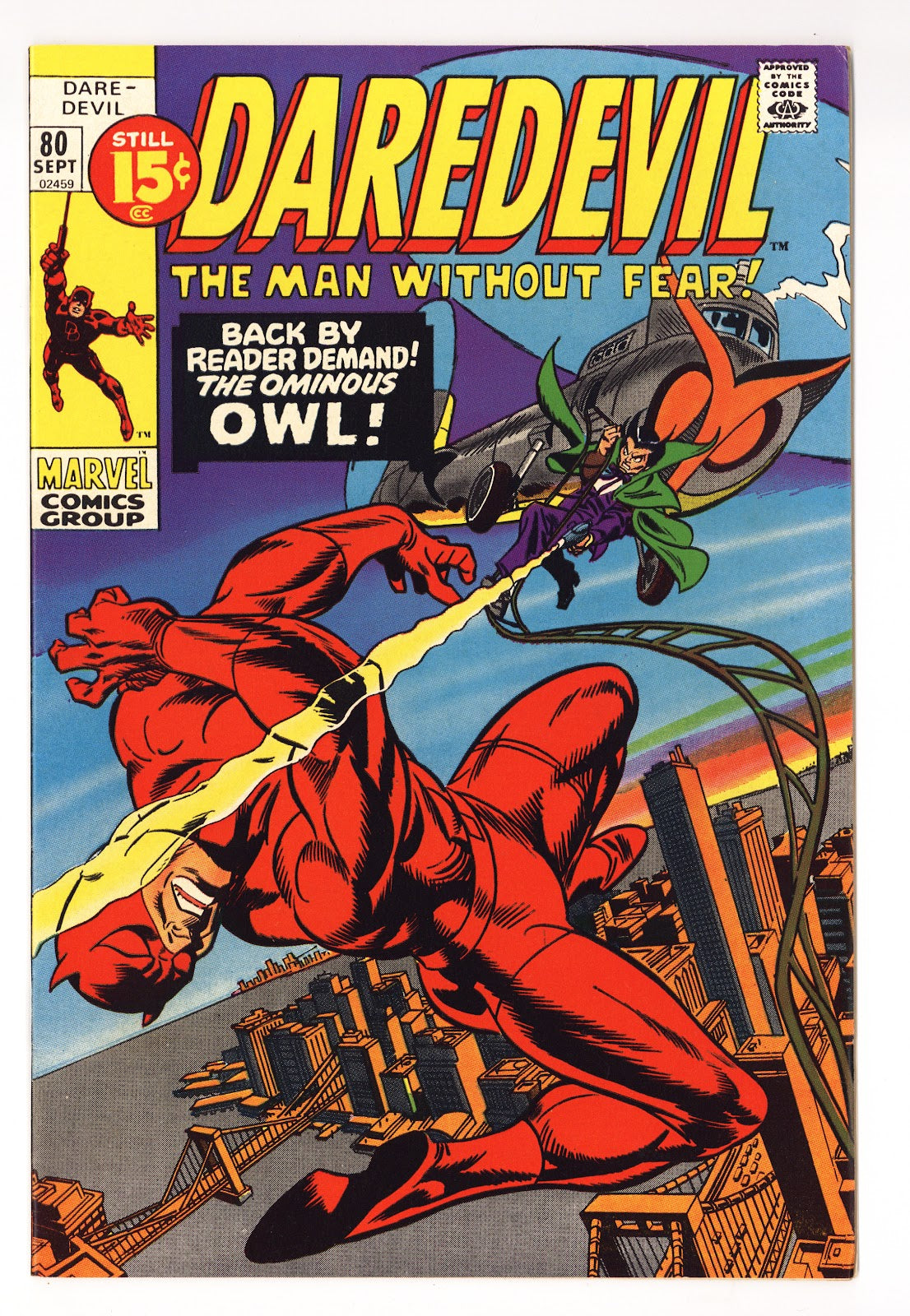 Daredevil Vol 1 80  VF (8.0)   (1971)