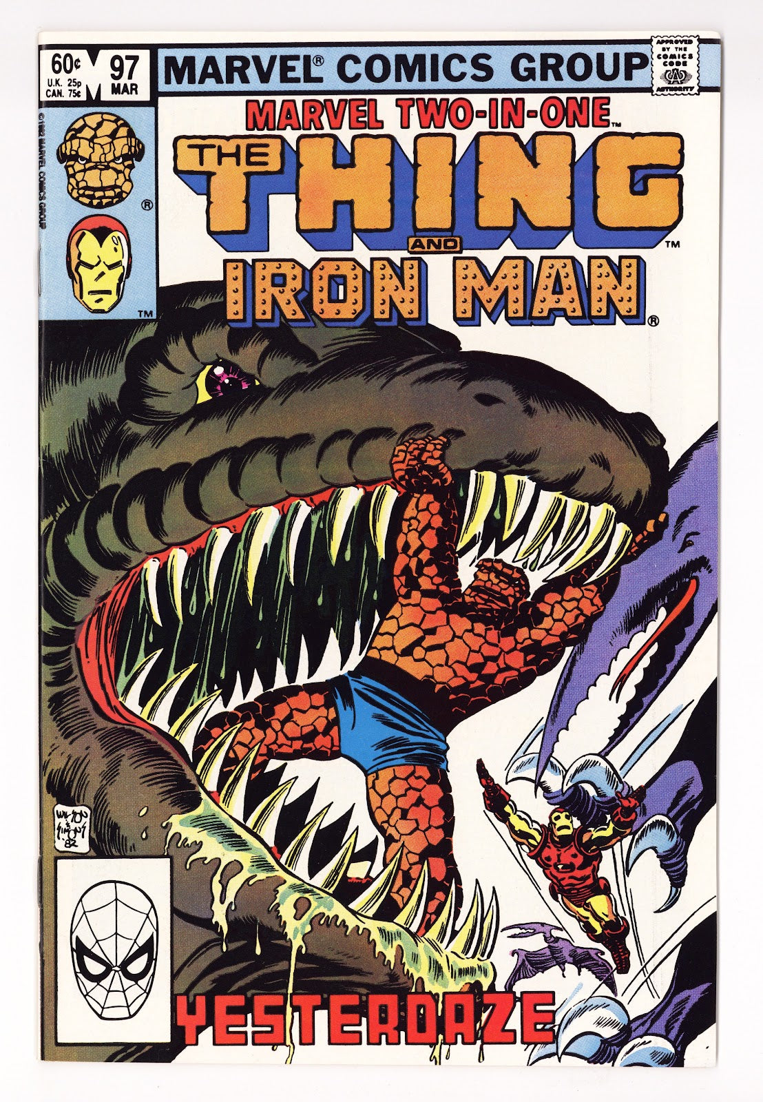 Marvel Two-in-One Vol 1 97  High Grade   (1983)     