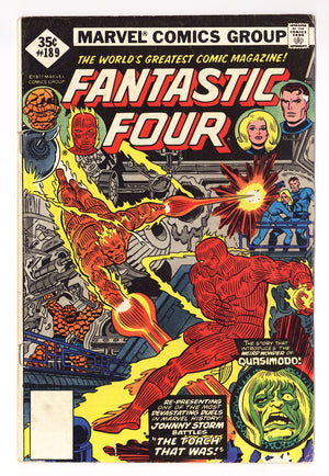Fantastic Four Vol 1 189 Low Grade (1977) Whitman