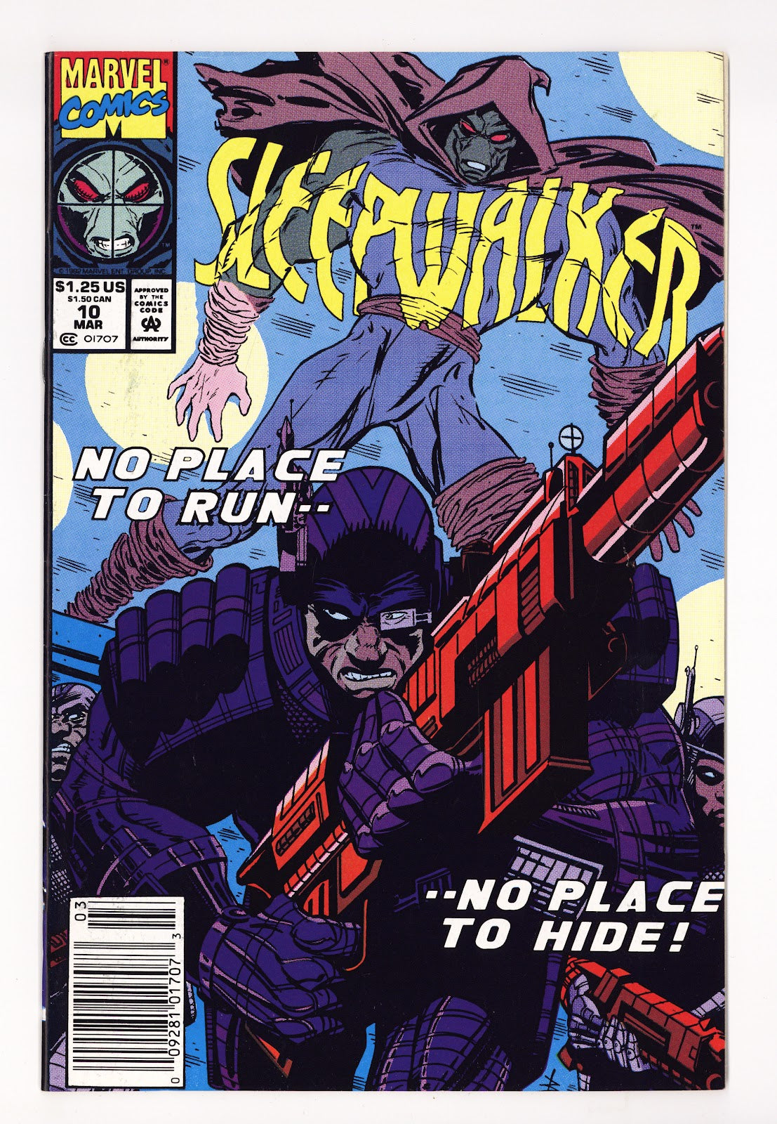Sleepwalker 10 High Grade (1992) Newsstand 