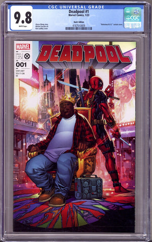 Deadpool Vol 8 1 CGC 9.8 (NM/M) (2023) Notorious B.I.G. Exclusive Variant