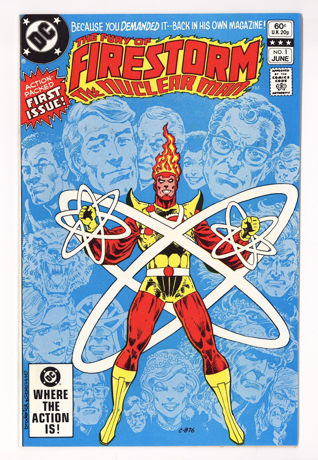 The Fury of Firestorm Vol 1 1  High Grade   (1982)     