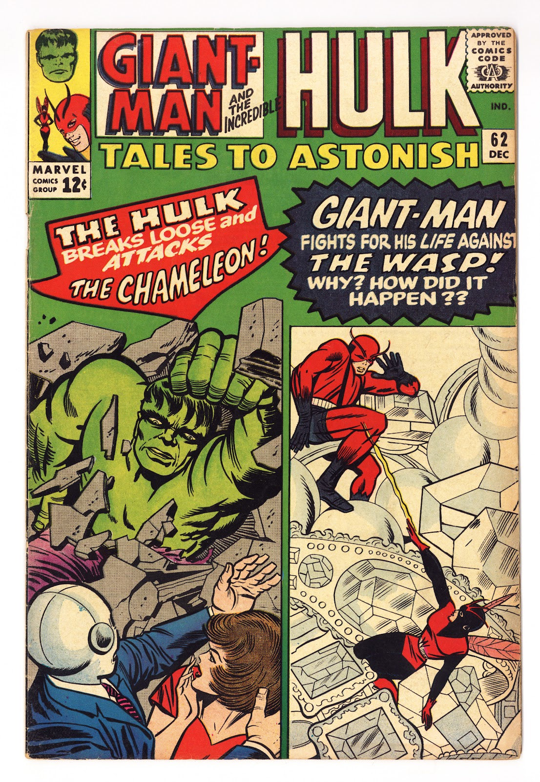Tales to Astonish Vol 1 62  VG+ (4.5)   (1964)     