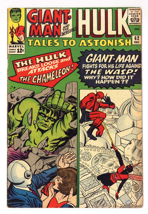 Tales to Astonish Vol 1 62  VG+ (4.5)   (1964)