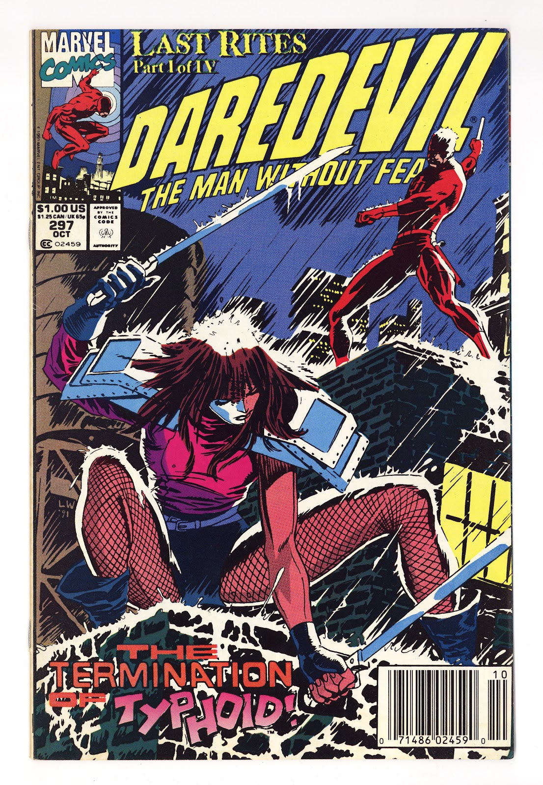 Daredevil Vol 1 297  Mid Grade   (1991)   Newsstand