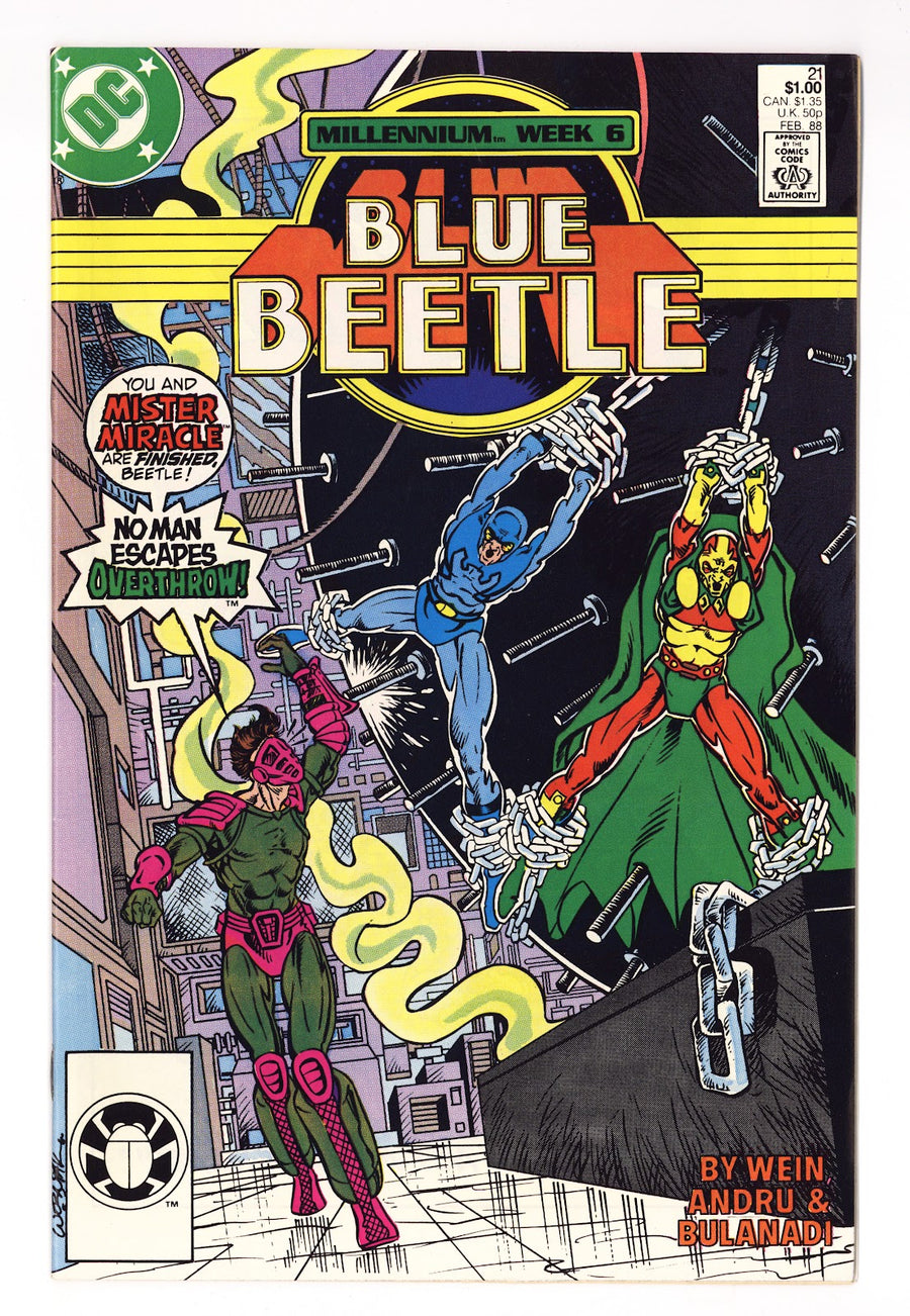 Blue Beetle Vol 7 21 High Grade (1988) Direct 