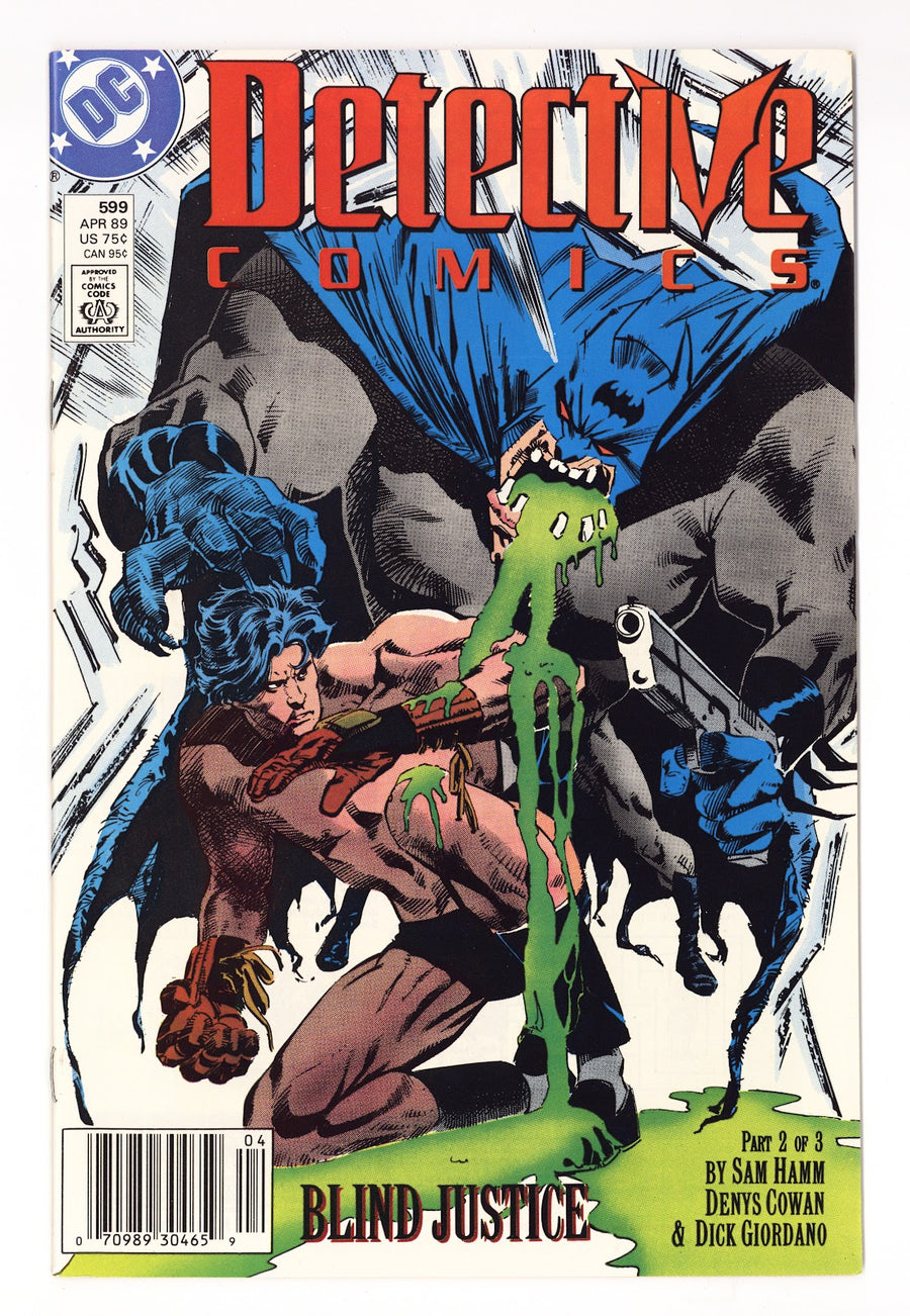 Detective Comics Vol 1 599  High Grade   (1989)   Newsstand  