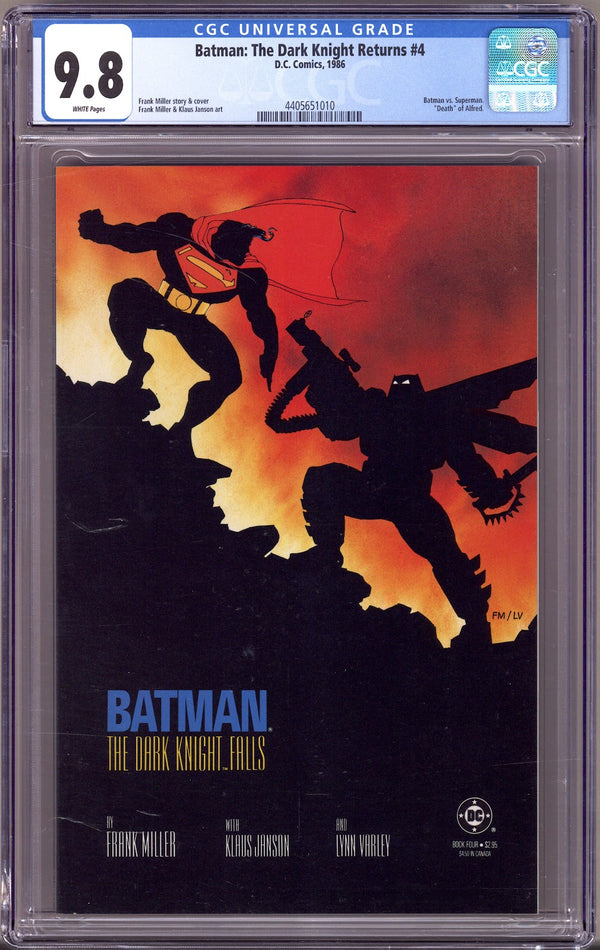 Batman: The Dark Knight 4 CGC 9.8 (NM/M) (1986)