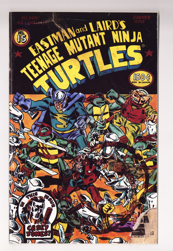 Teenage Mutant Ninja Turtles Vol 1 15  VF (8.0)   (1988)