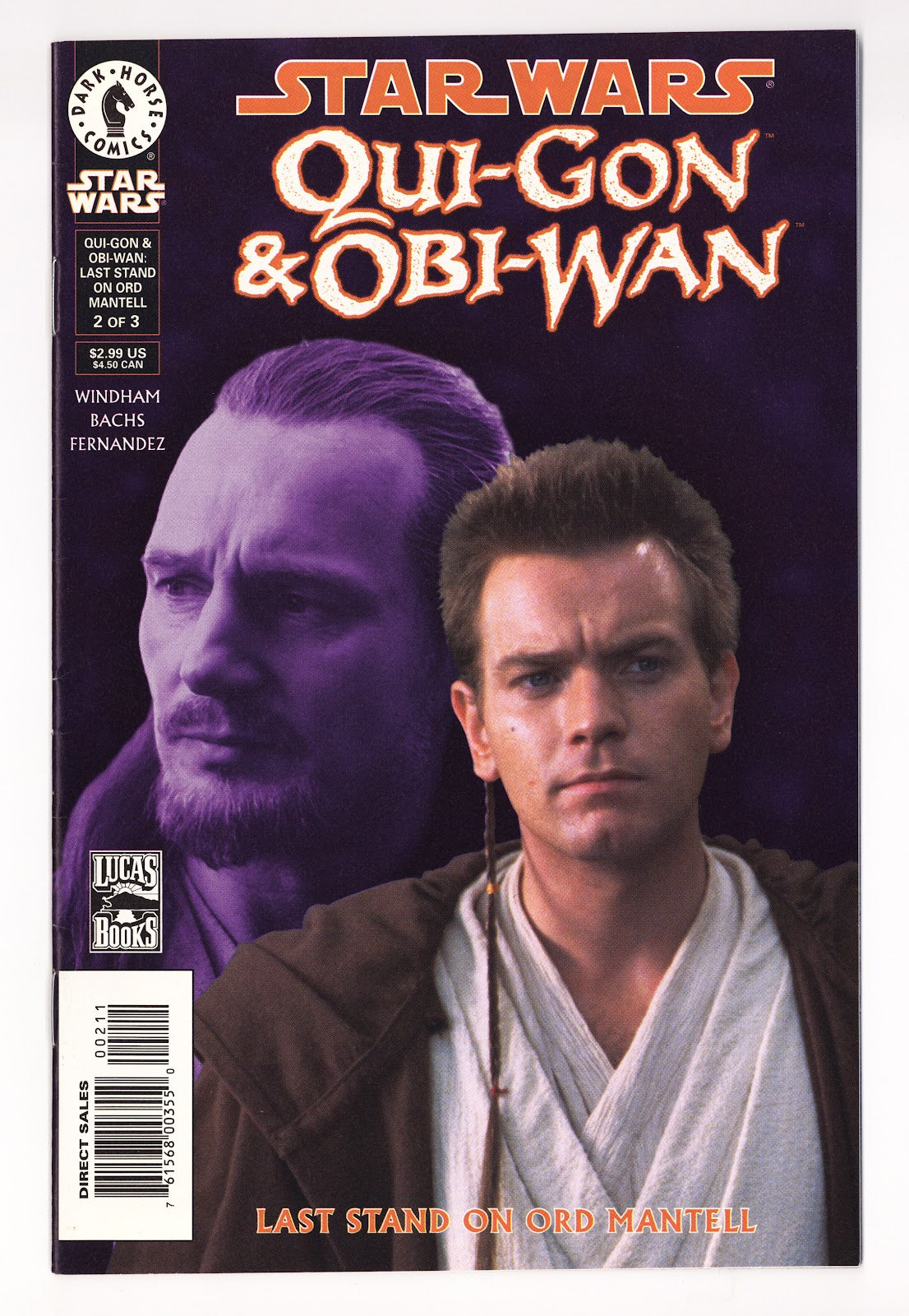 Star Wars: Qui-Gon & Obi-Wan: Last Stand on Ord Mantell   2  Mid Grade   (2001) Photo  Variant  