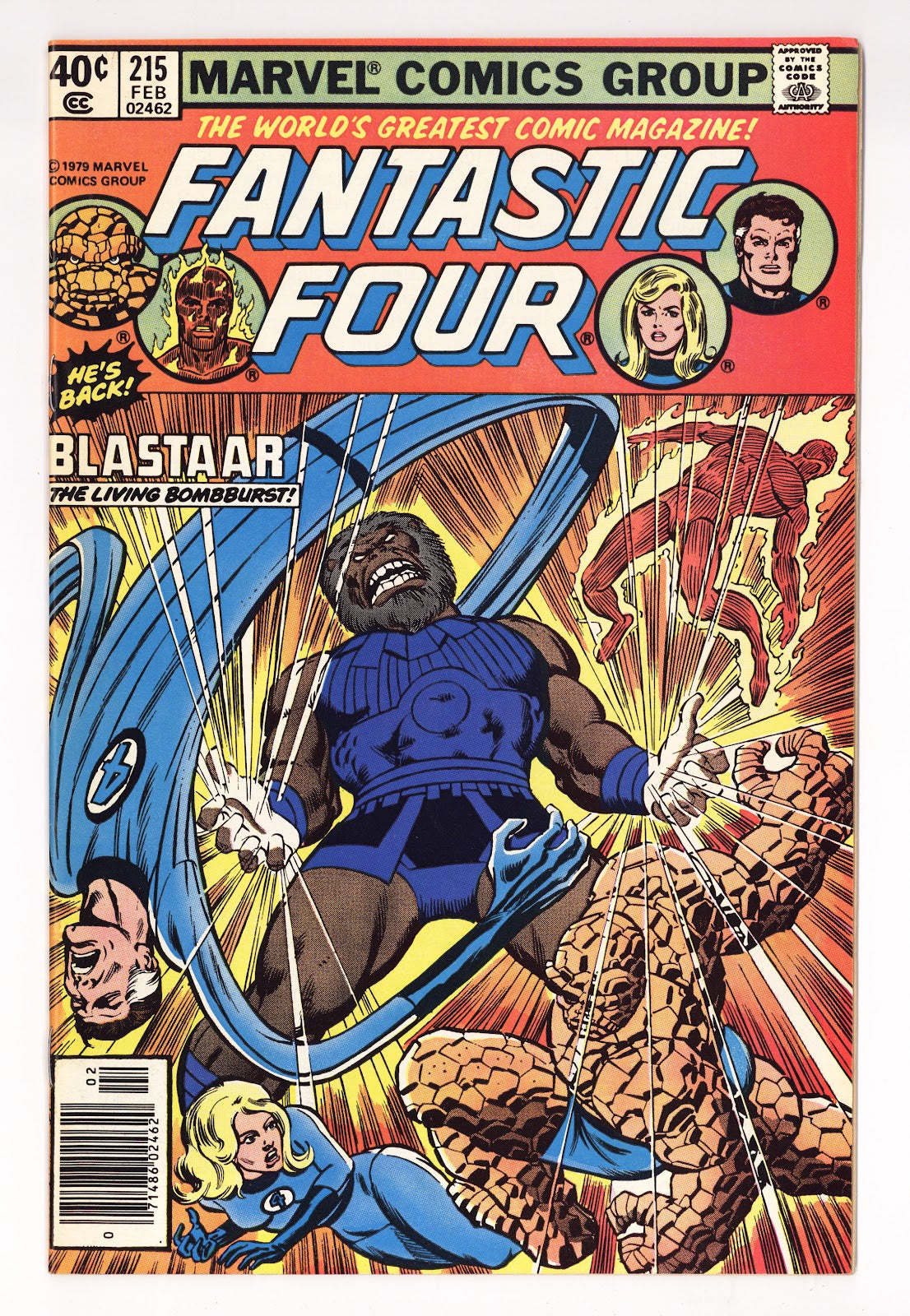 Fantastic Four Vol 1 215 Mid Grade (1980) Newsstand 