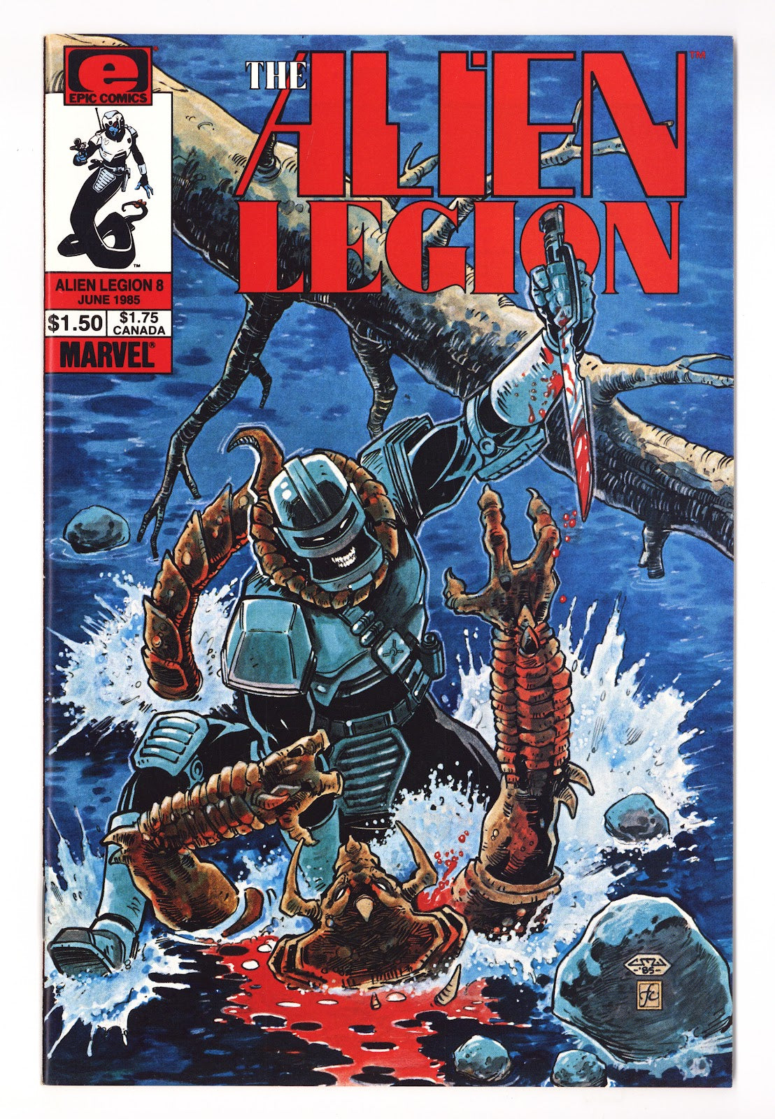 Alien Legion Vol 1 8 High Grade (1985)  