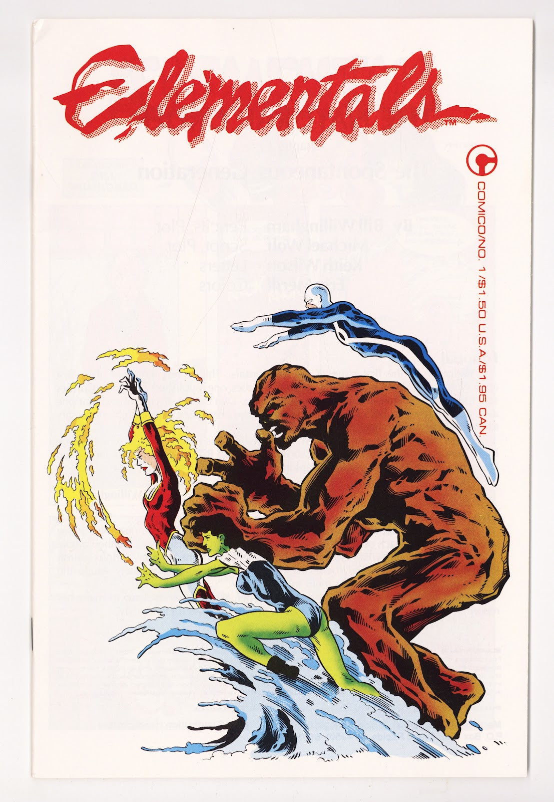 Elementals Vol 1 1  High Grade   (1984)     
