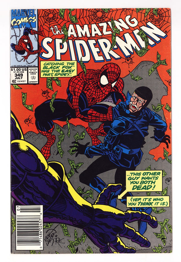 The Amazing Spider-Man Vol 1 349 Mid Grade (1991) Newsstand