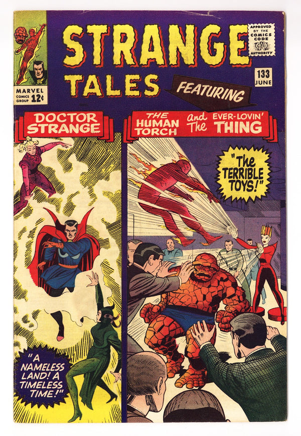 Strange Tales Vol 1 133  FN+ (6.5)   (1965)