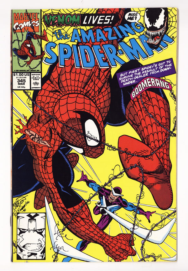 The Amazing Spider-Man Vol 1 345 VF/NM (9.0) (1991)