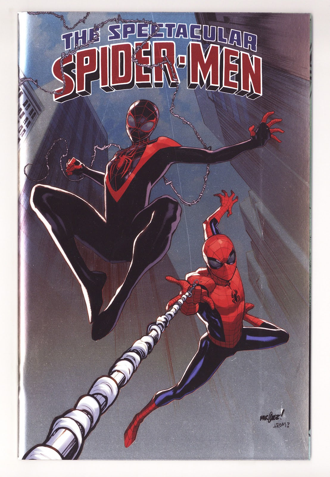The Spectacular Spider-Men   1  High Grade   (2024) Marquez Foil  Variant  